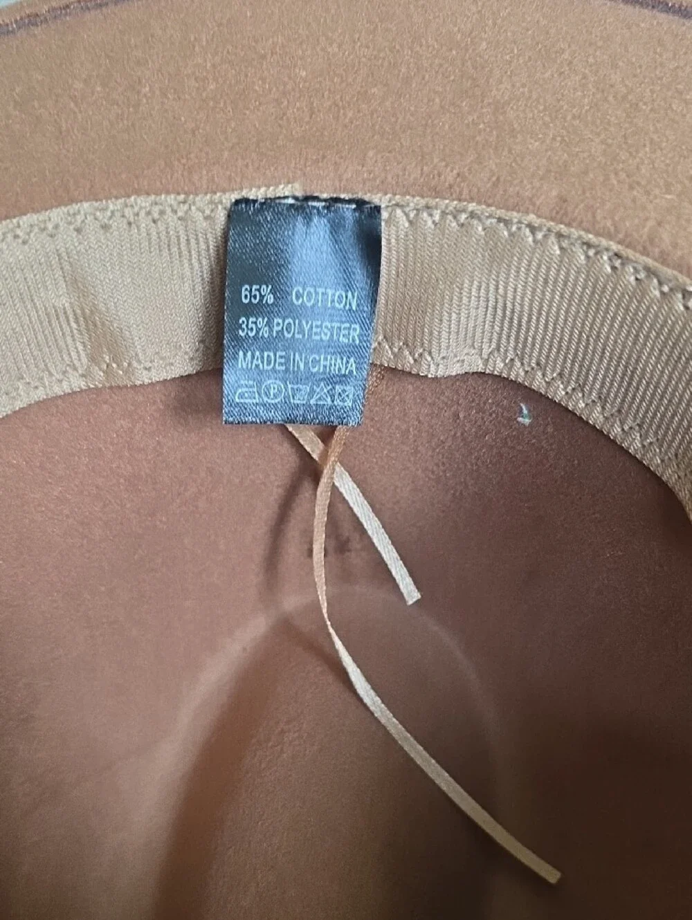 Felt Fedora Hat in Camel with Black Band